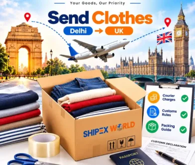 How to Send Clothes from Delhi to UK – Courier Charges, Customs & Packing Guide (2026)