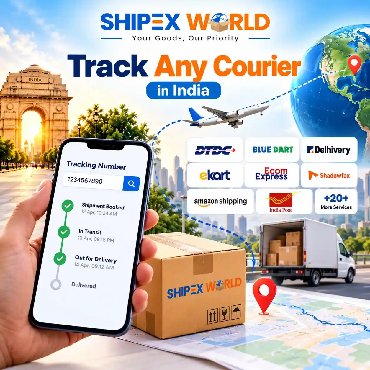 How to Track Any Courier in India: Fedex, UPS, DHL & 20+